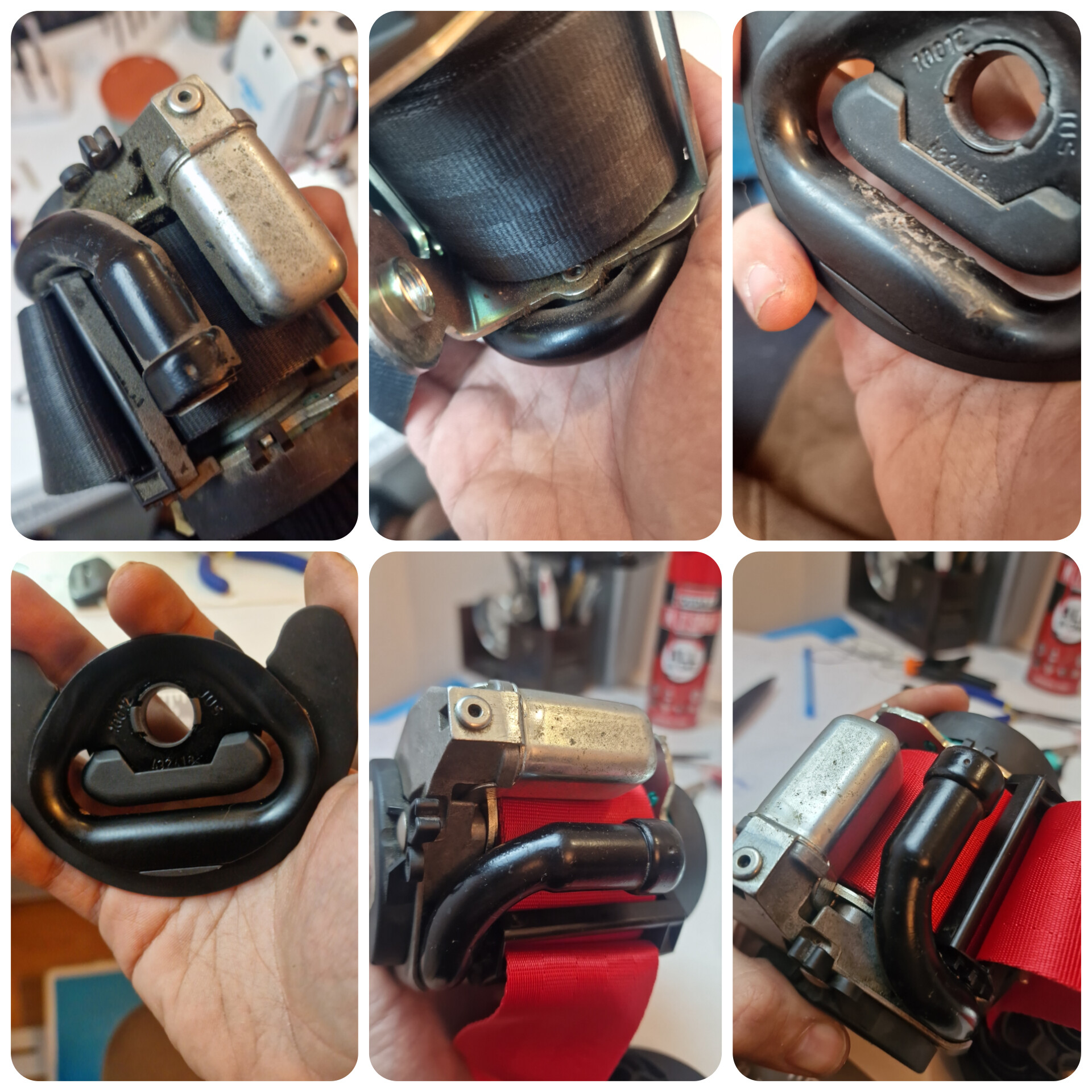 Lucrare profesională de schimb material și restaurare mecanisme centuri auto - VreauCenturi.ro